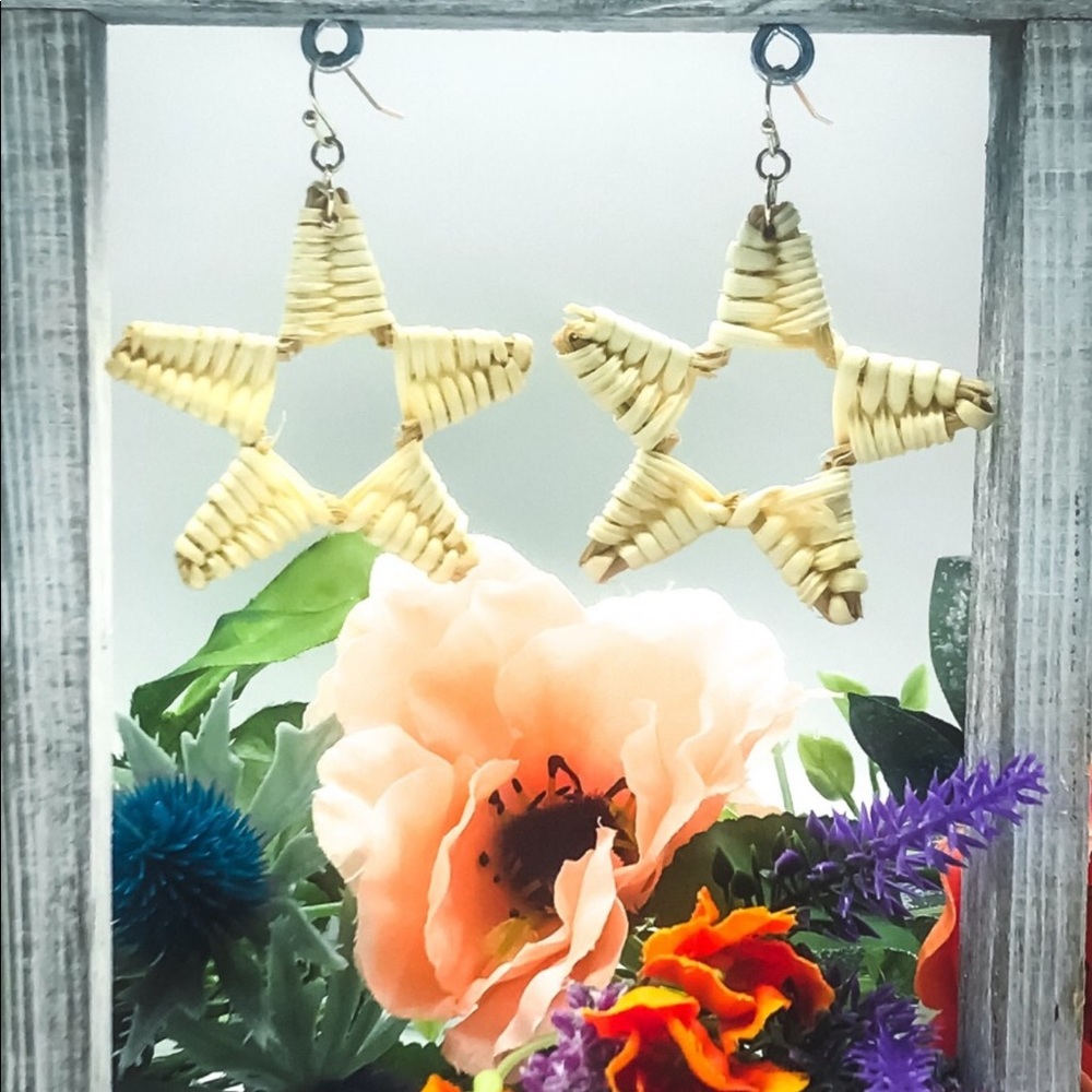 Wicker earrings❤️😍💕⭐️